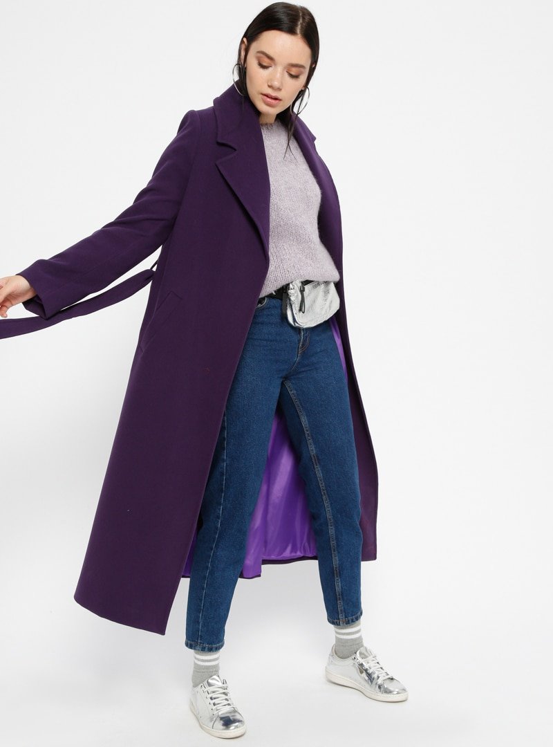Pitti Collection Mor Kaşe Kaban