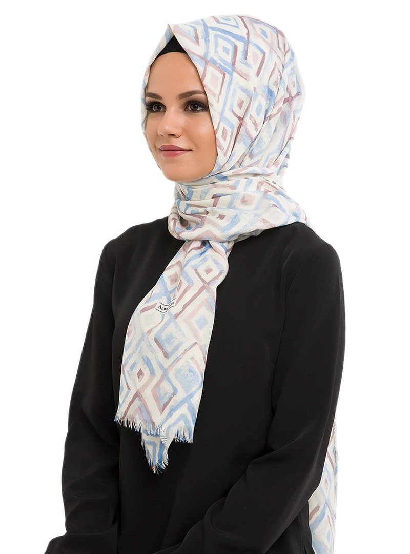 AlwayShawl Karışık Renkli Desenli Şal