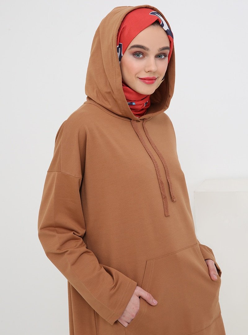 Benin Camel Cepli Spor Tunik