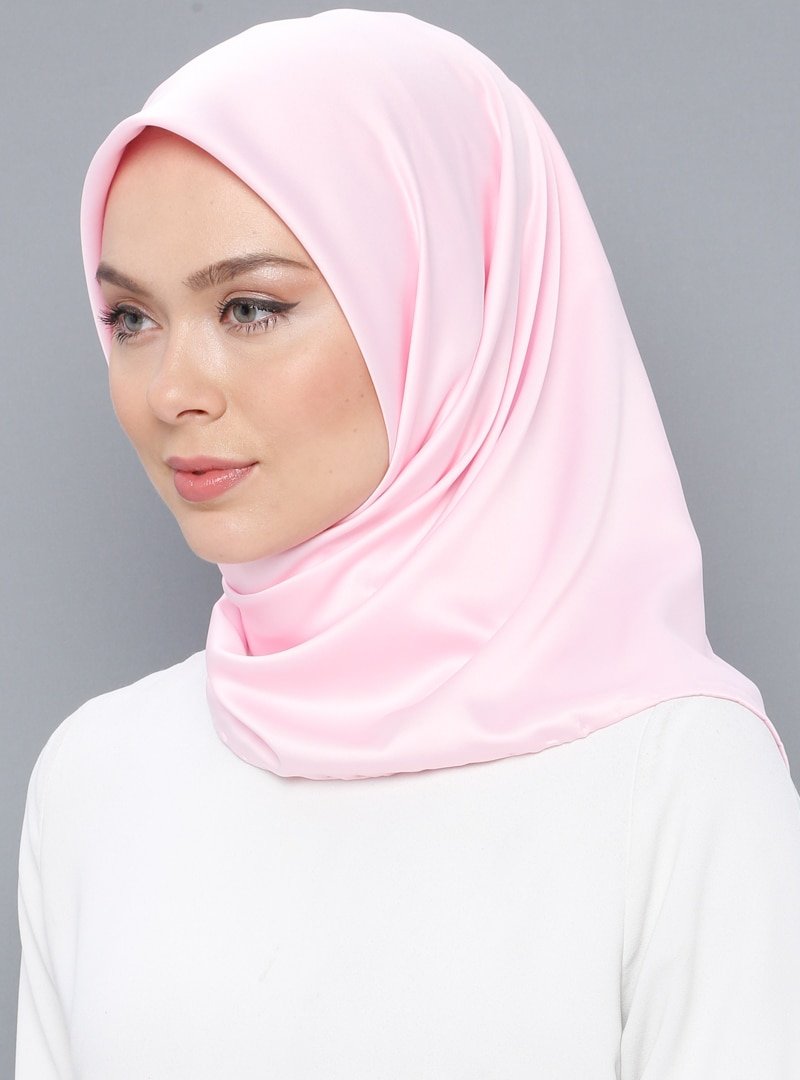 Aker Sport Pembe Düz Rayon Eşarp