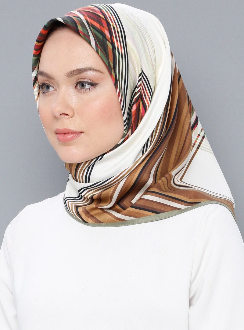Aker Sport Karışık Renkli Twill Eşarp