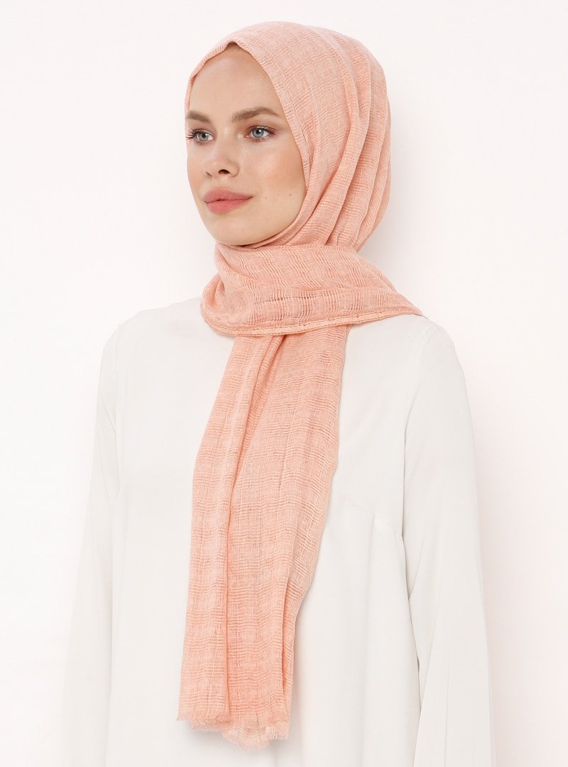 Soft Scarfs Somon Jakarlı Hera Şal