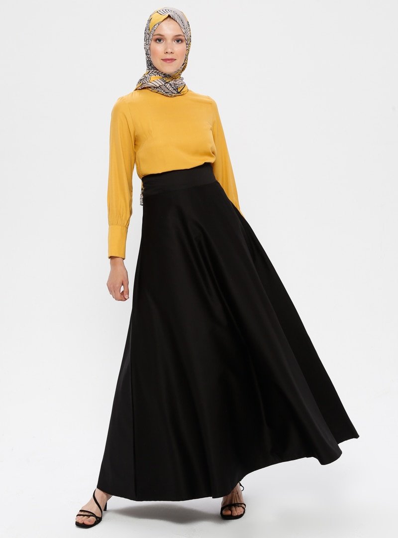 XTREND Siyah Kloş Etek