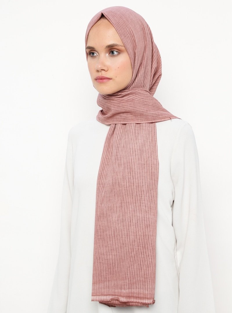 Silk Home Gül Kurusu Fitilli Pamuk Şal
