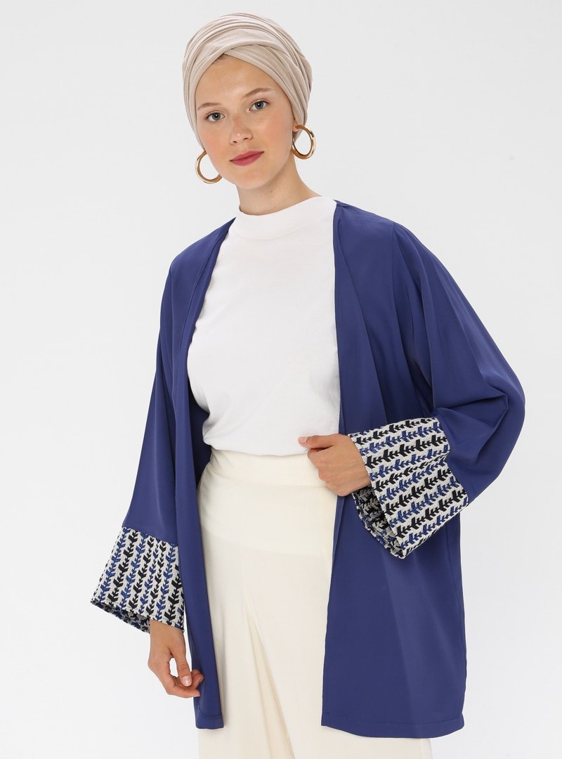 Meys Mavi Kimono Ceket
