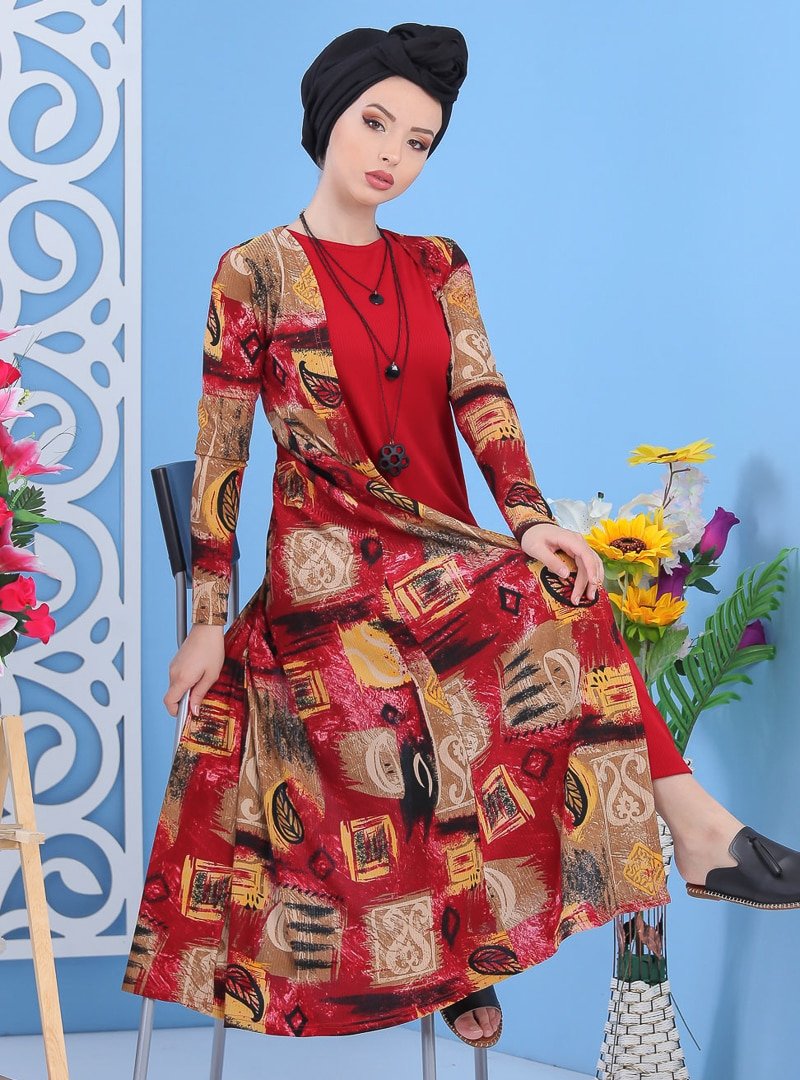 Tofisa Bordo Jile & Kimono İkili Takım