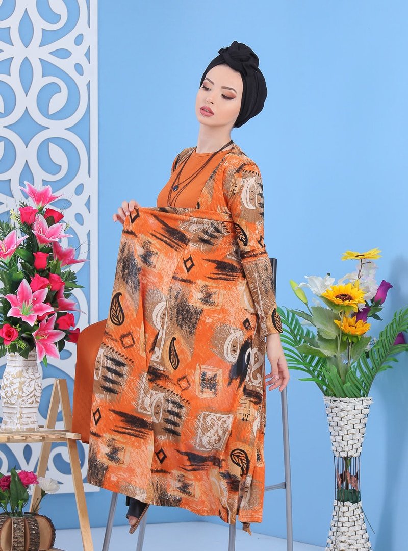 Tofisa Kiremit Jile & Kimono İkili Takım