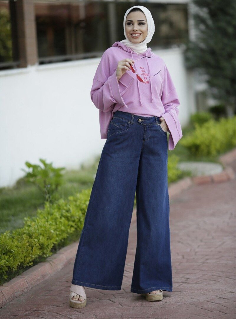 Neways Lacivert Pantolon