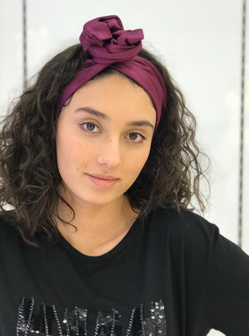 Nur Aksesuar Mürdüm Bandana