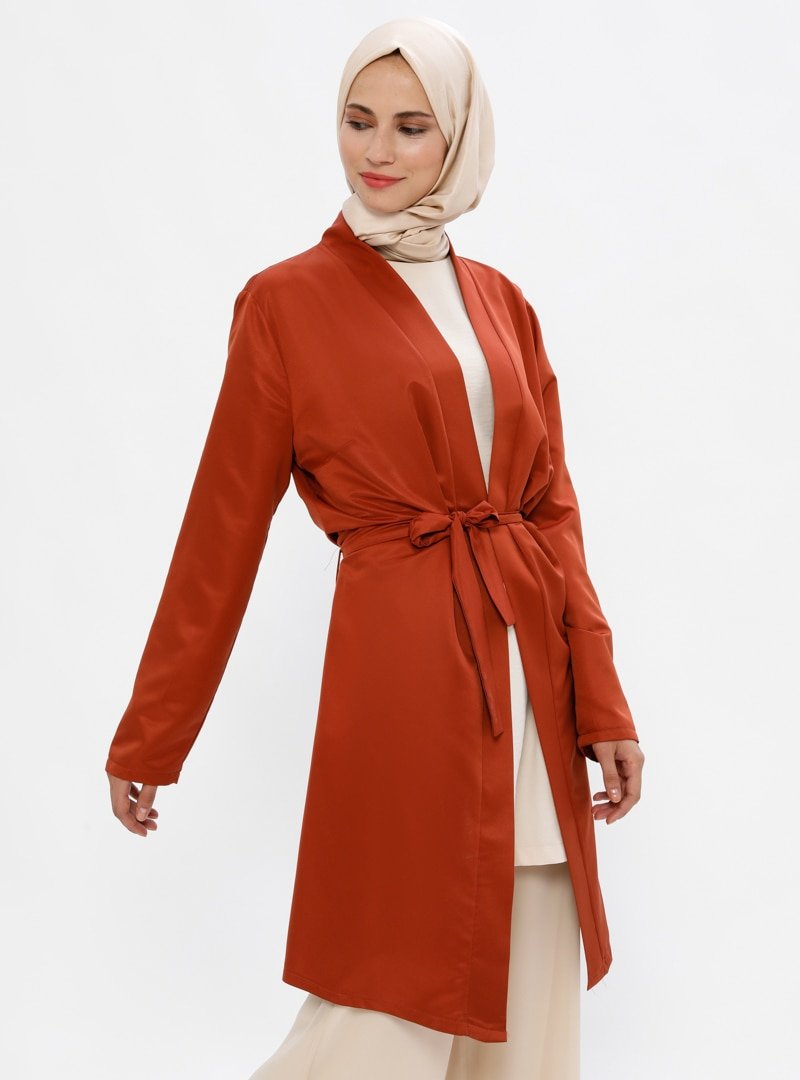 Miss Paye Kiremit Kimono Ceket
