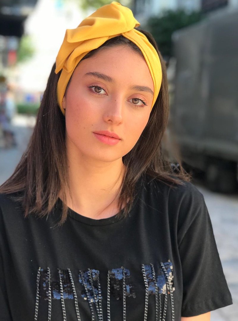 Nur Aksesuar Sarı Bandana