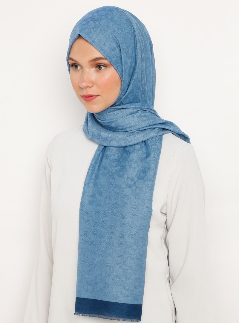 Levi`dor Mavi Roza Şal
