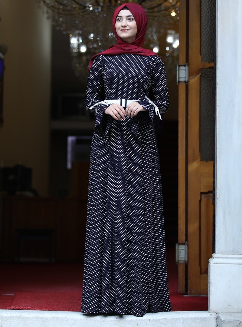 Rabeysa Siyah Afife Elbise