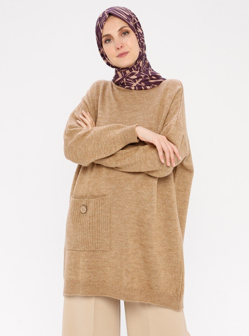 TURTAŞ Camel Triko Tunik