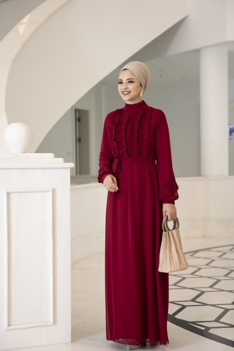 Al-Marah Kırmızı Başak Elbise
