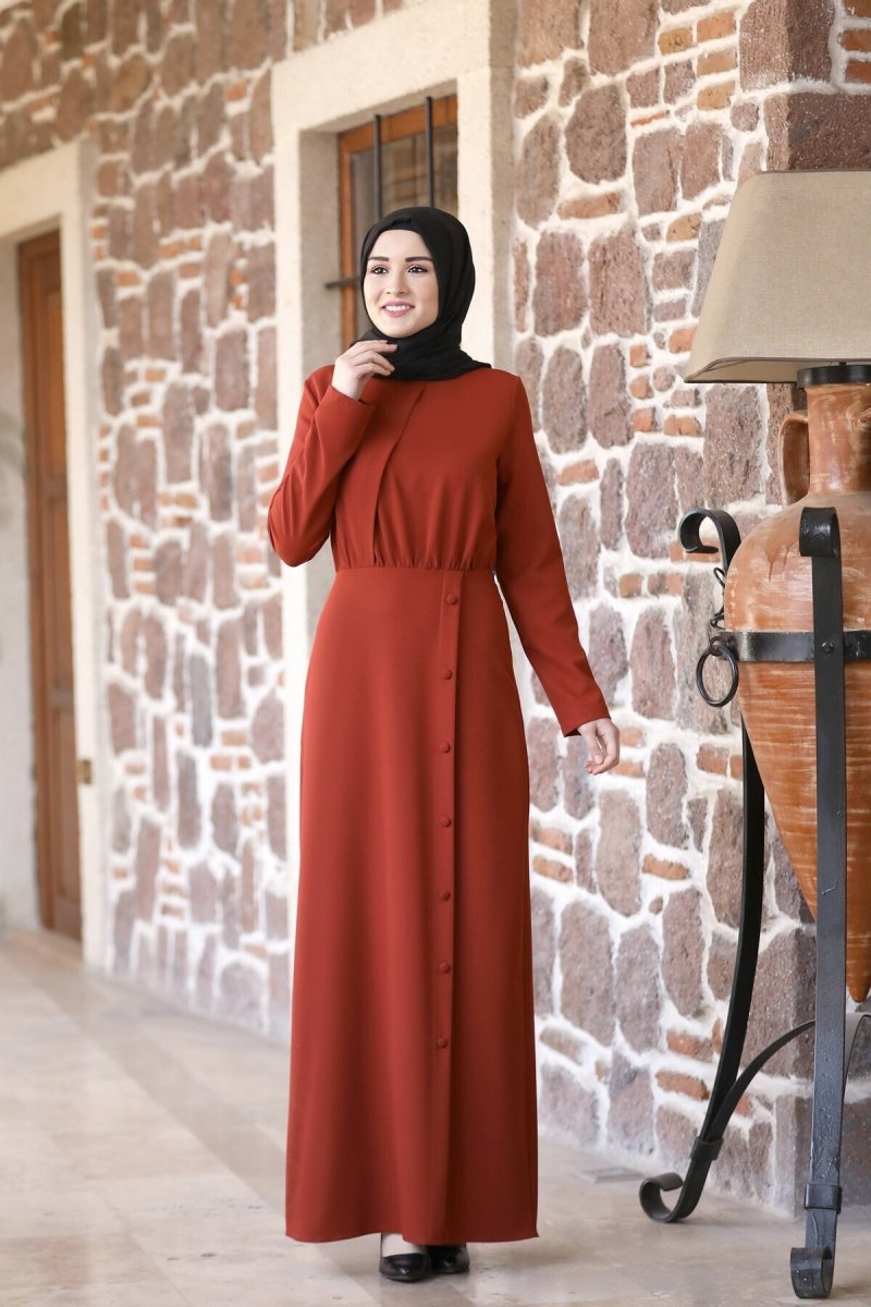 Rana Zenn Kiremit Arzu Elbise