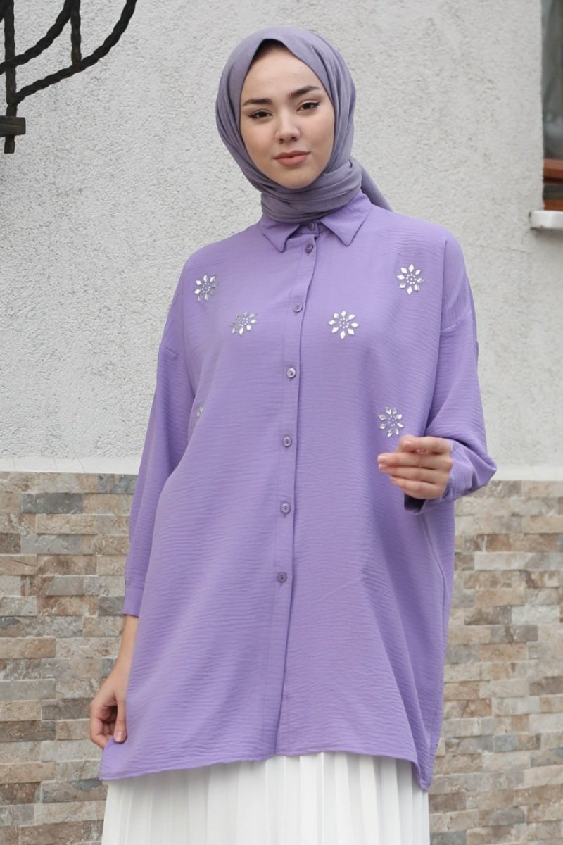 Gizce Lila Tunik