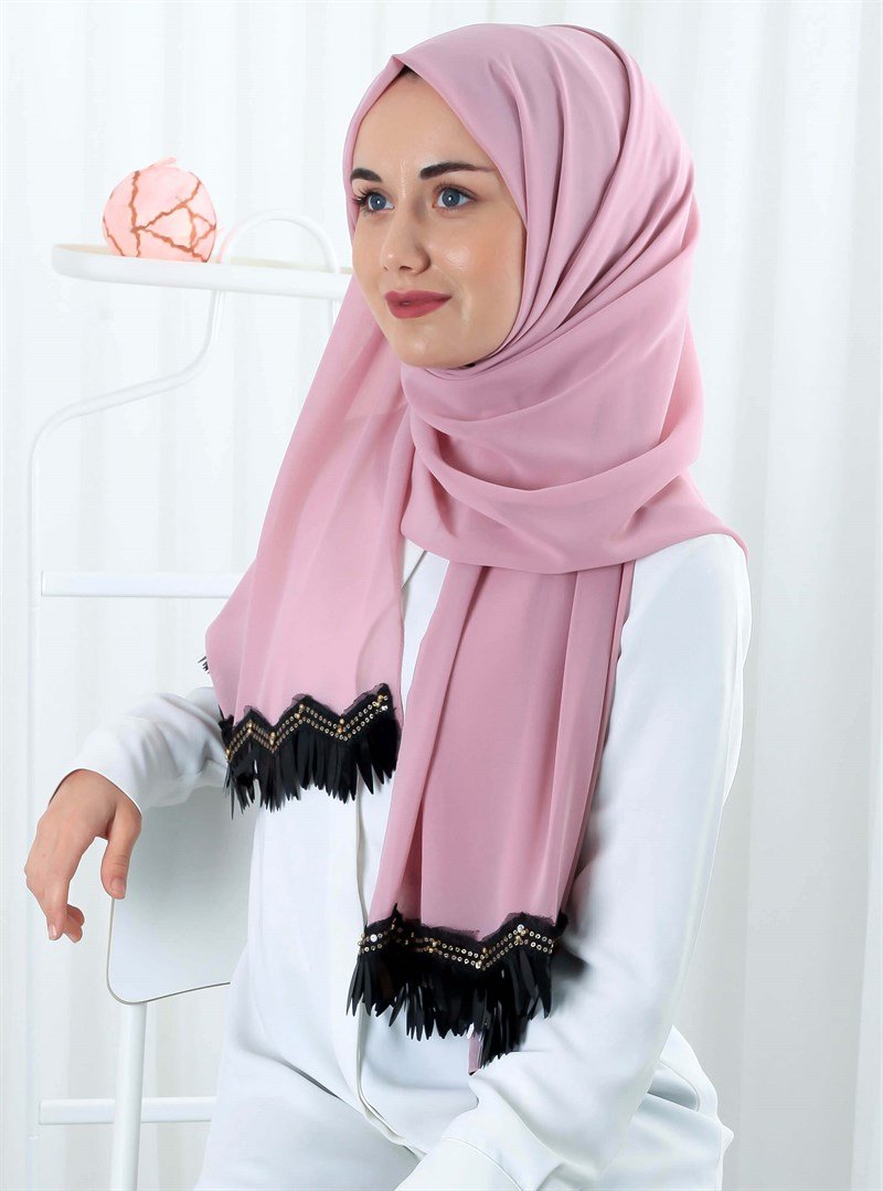 Silk Home Pudra Abiyelik Şal