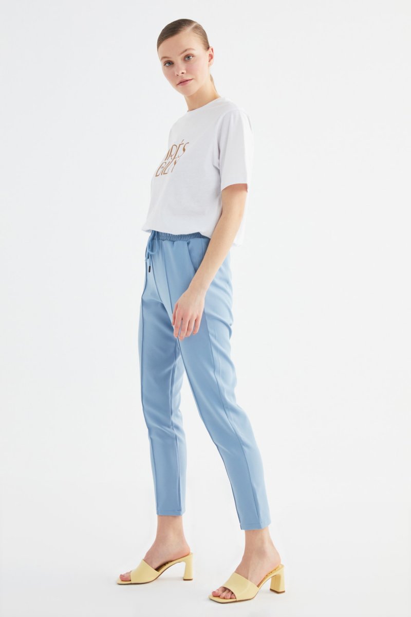 Trendyol Modest Mavi Havuç Pantolon