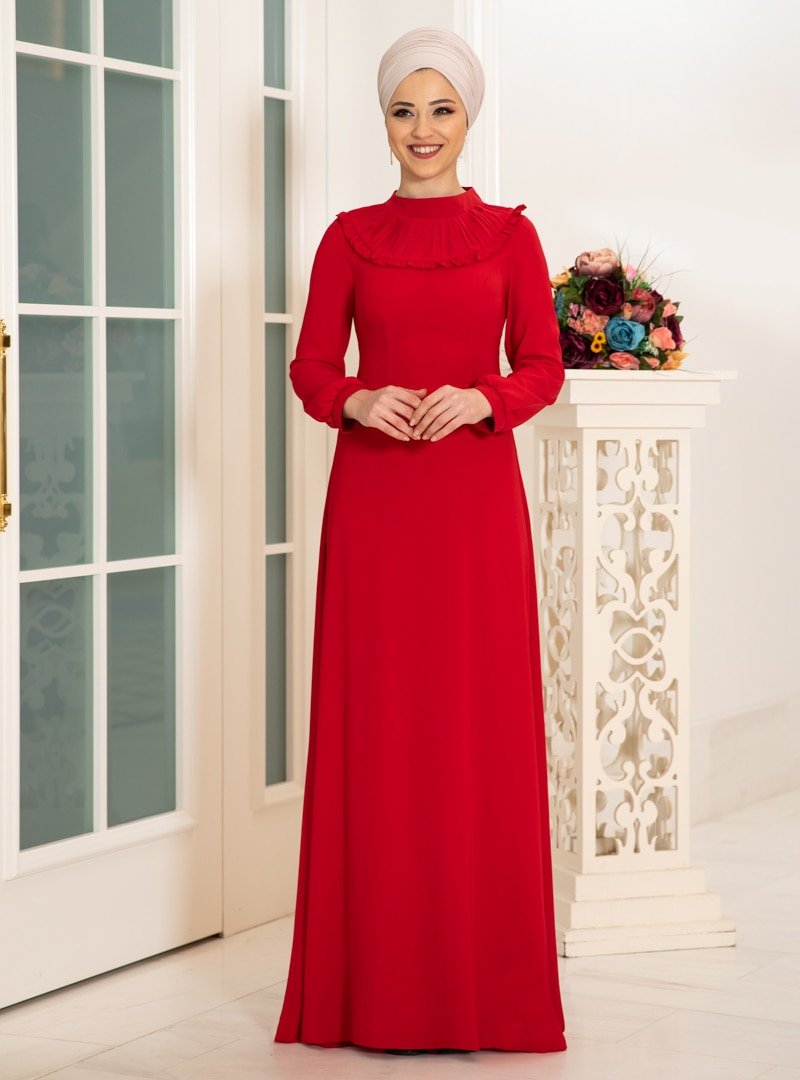 DressLife Kırmızı Selin Elbise