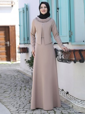 Ahunisa Vizon Ayliz Abiye Elbise
