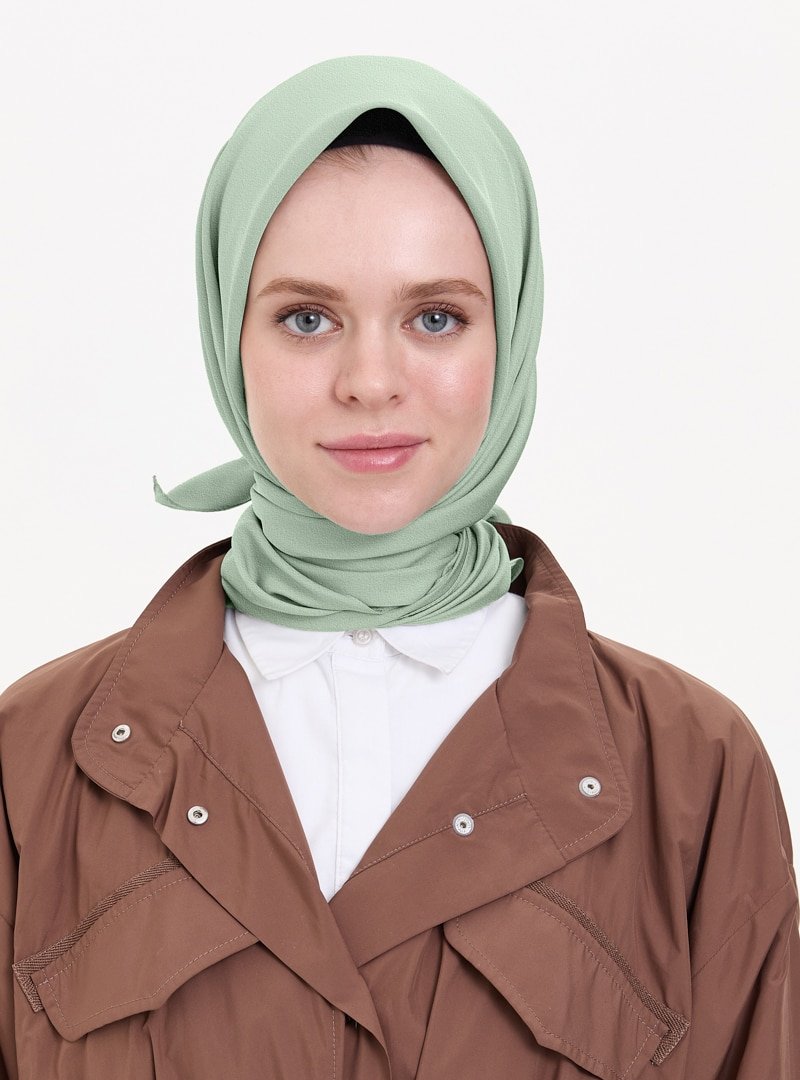Burden İpek Çağla Platin Cotton Eşarp