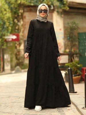 Neways Siyah Salaş Elbise
