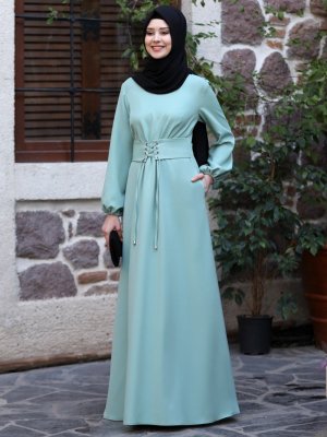 Azra Design Mint Masal Elbise