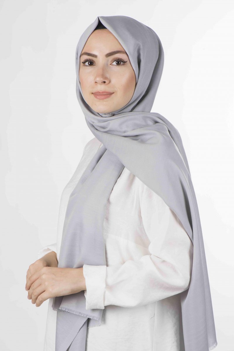 Soobepark Tülbent Şal Açık Gri