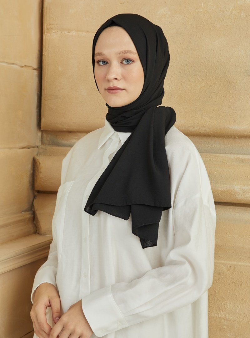Miray Siyah Jeddah Şal
