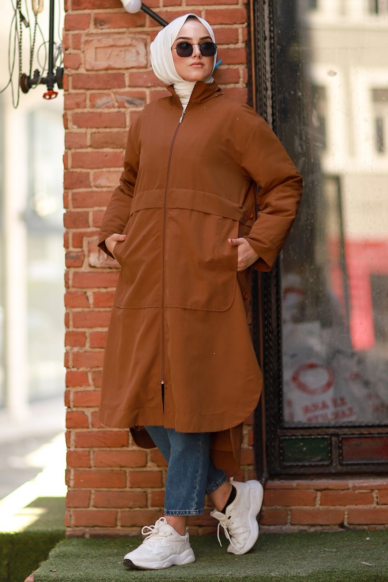 In Style Taba Içi Kürklü Mont