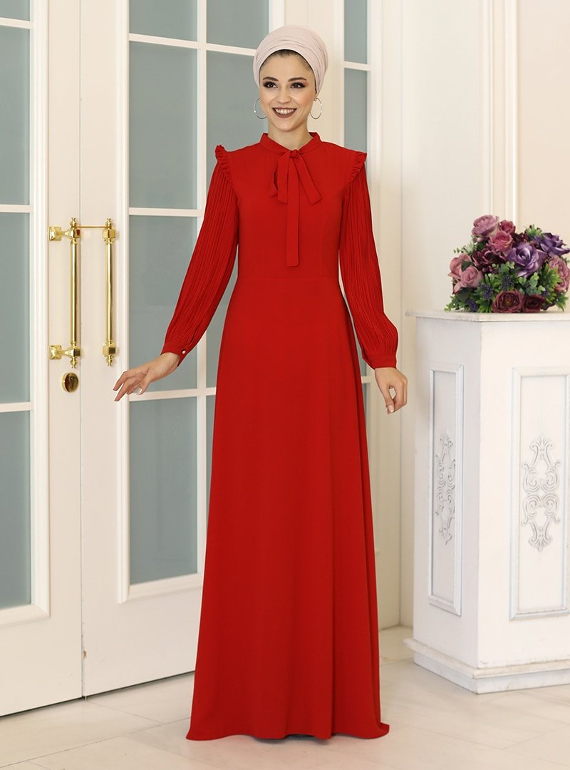 DressLife Kırmızı Merve Elbise