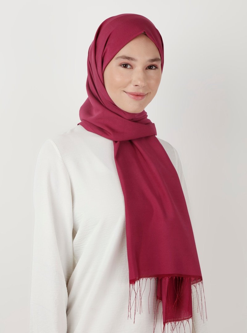 Soft Scarfs Mor Tafta Şal