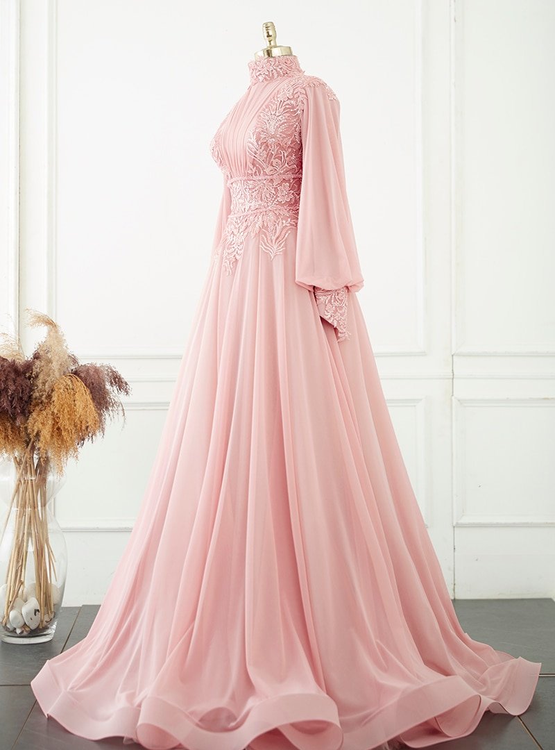 LARACHE Pudra Prenses & Nişanlık Abiye Elbise