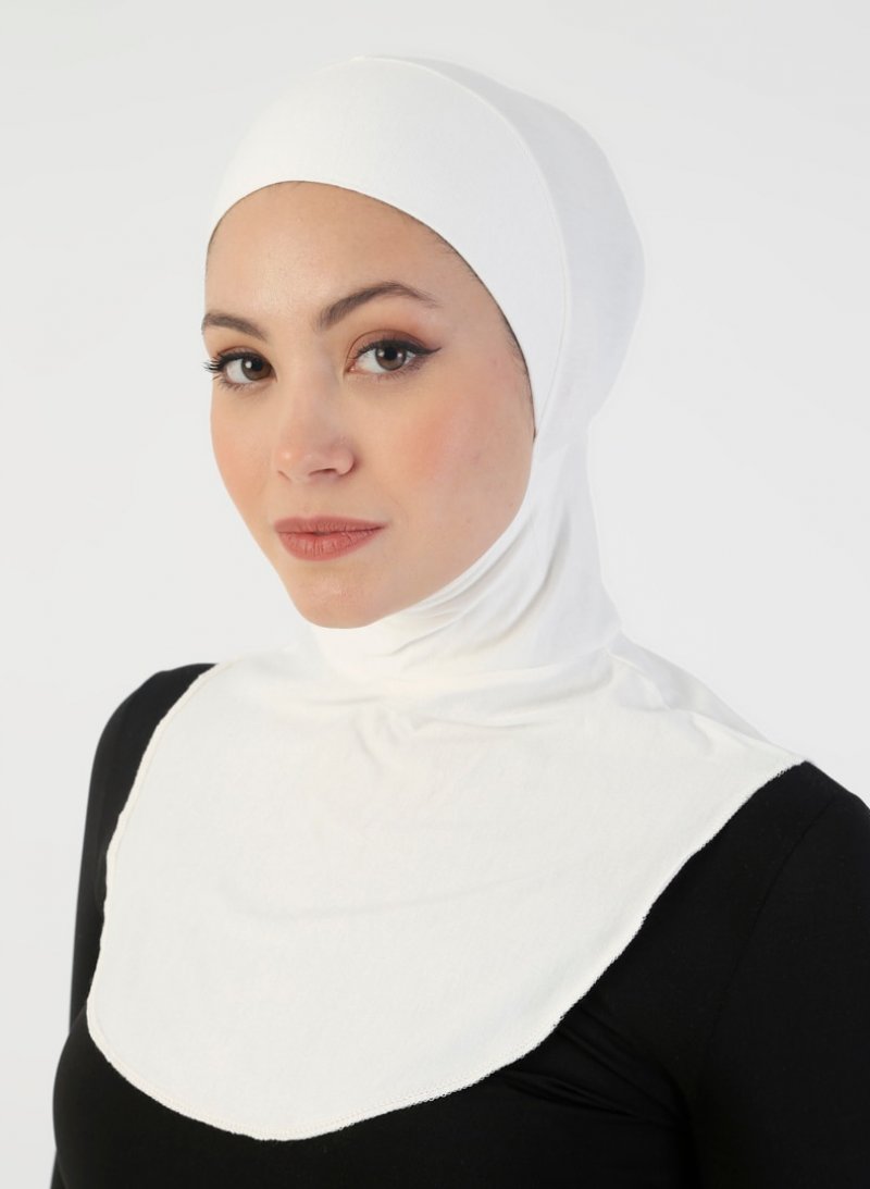 DIFFERENZA Ekru Hijab Boyunlu Bone