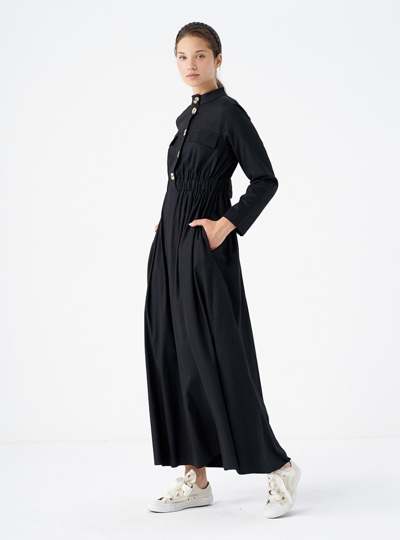 Kefta Siyah Sahra Elbise