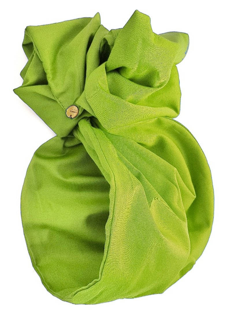 Fabricca Design Açık Yeşil Düz Renk İçi Telli Bone