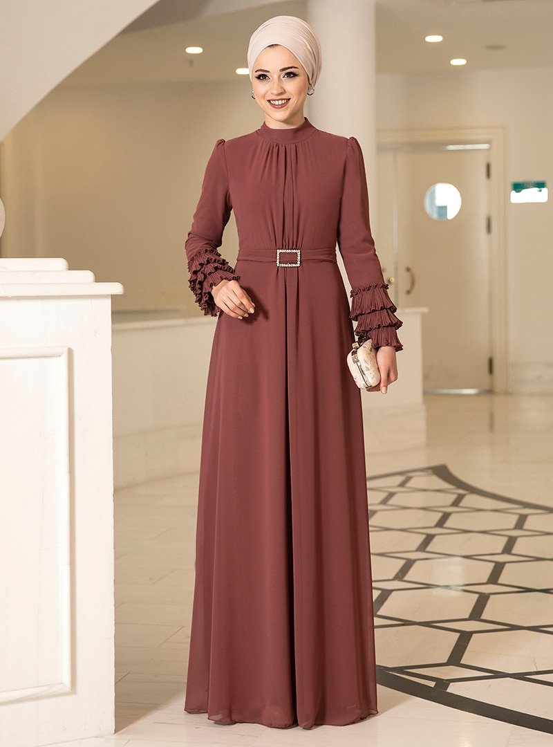 DressLife Tarçın Lina Abiye Elbise