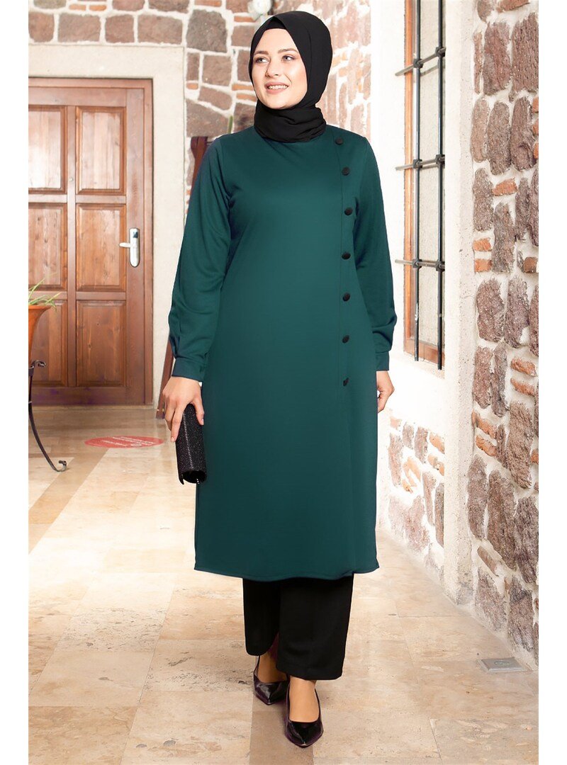 MFA Moda Nevra Tunik Pantolon Takım Zümrüt