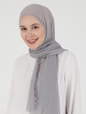 ALİCEMOOD Gri Büküm Şal