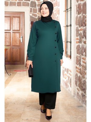 MFA Moda Nevra Tunik Pantolon Takım Zümrüt