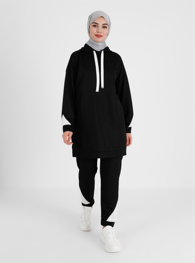 Tavin Siyah Tunik & Pantolon İkili Takım