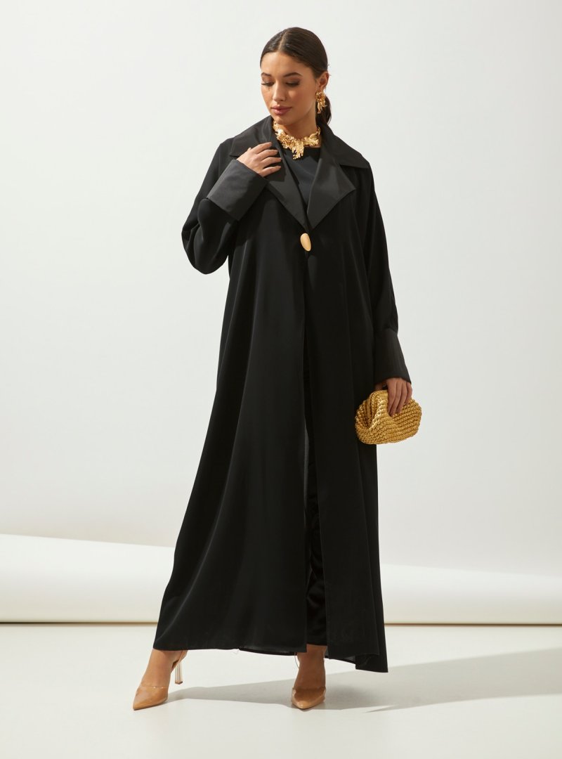 AL SHEIKHA Siyah Classic Abaya