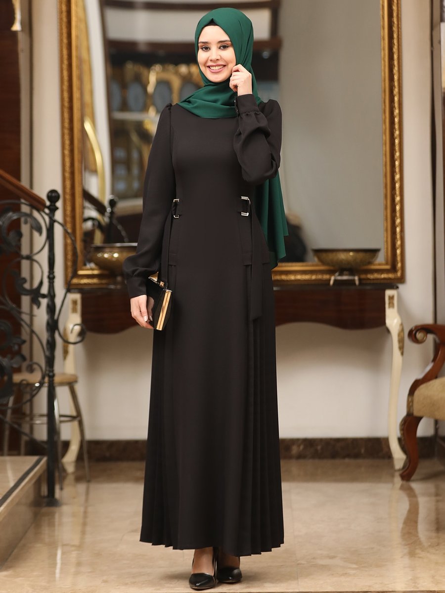 Azra Design Siyah Arya Abiye Elbise
