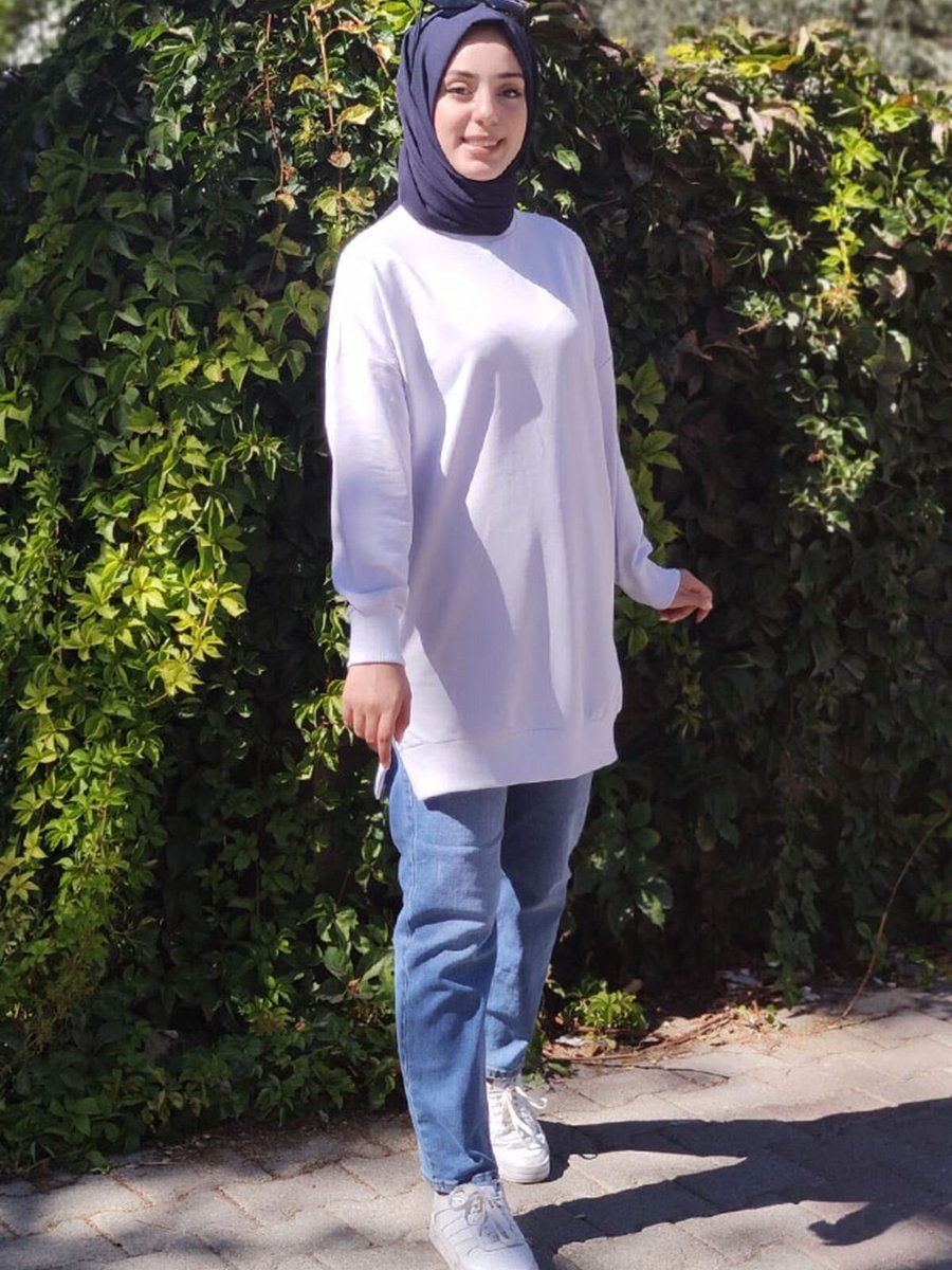 Moda Rosa Gri Soul Basic Kısa Sweat