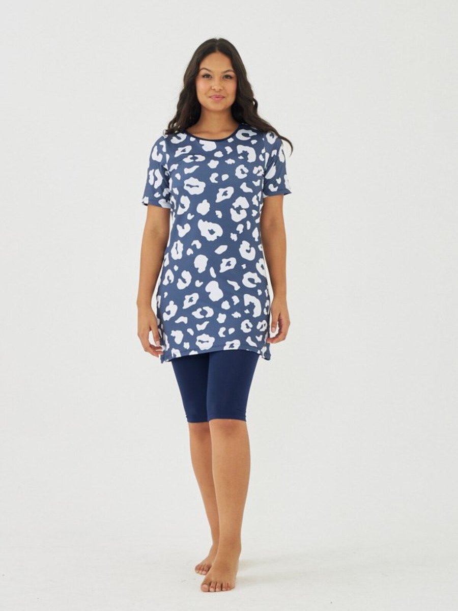 Starinci Mayo Lacivert Yarı Açık Taş Desenli Mayo Starinci Mayo Lacivert Yarı Açık Taş Desenli Mayo