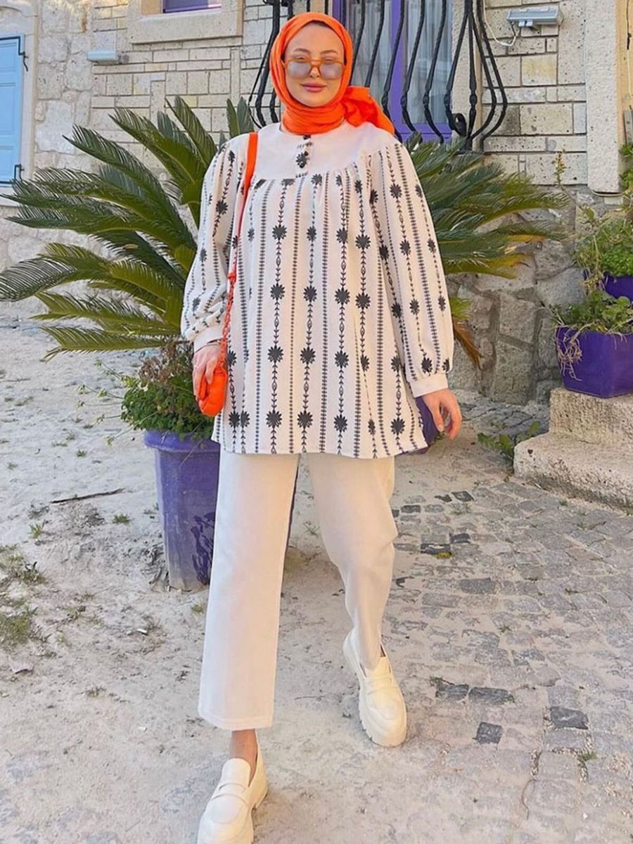 Moda Rosa Siyah Arduç Keten İkili Takım