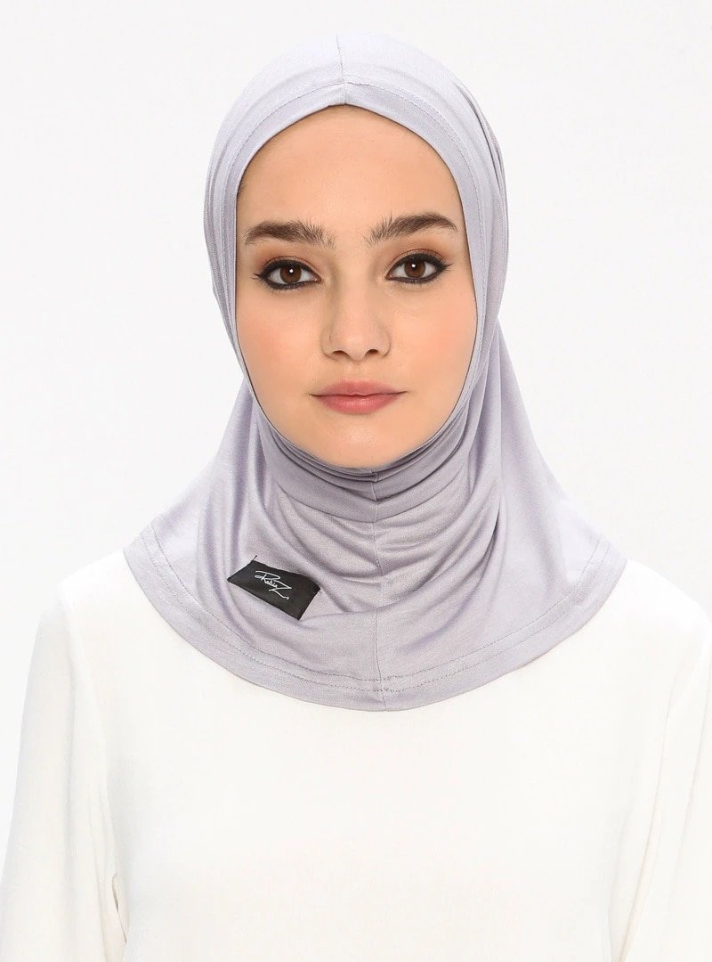 Rabia Z Gri Sport Jersey Viskon Hijab Bone
