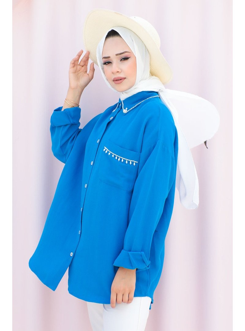 İmaj Butik Kahverengi Tunik & Pantolon İkili Takım