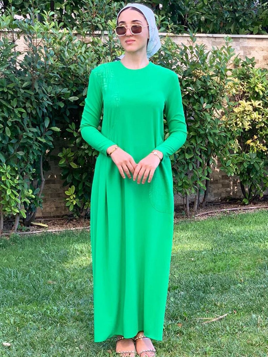 Moda Rosa Benetton Jakar Detaylı Elbise